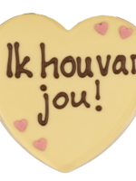 Teddy en Coco chocolade Chocoladehart in hartendoos - ik hou van jou!