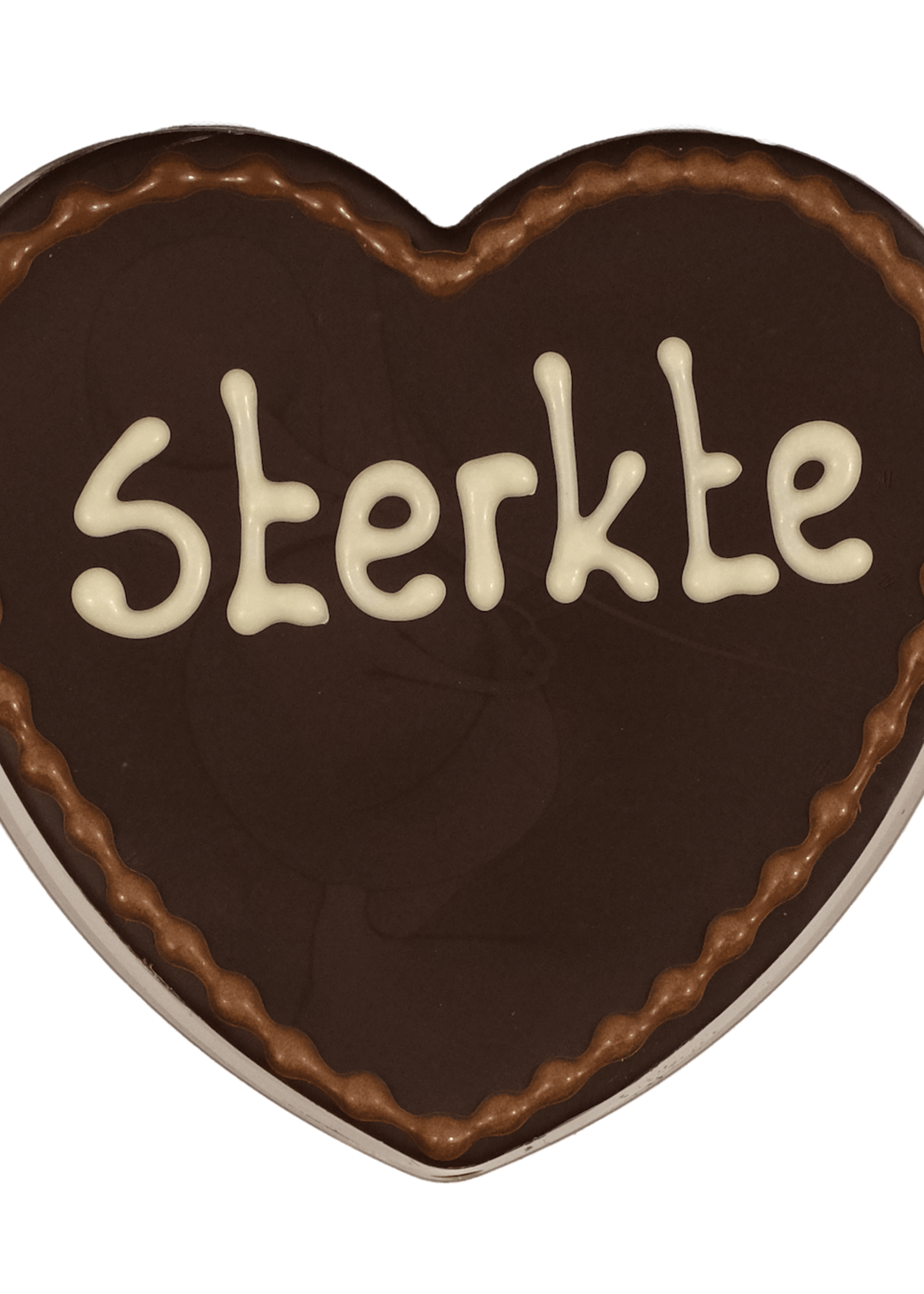 Teddy en Coco chocolade Chocoladehart in hartendoos - sterkte