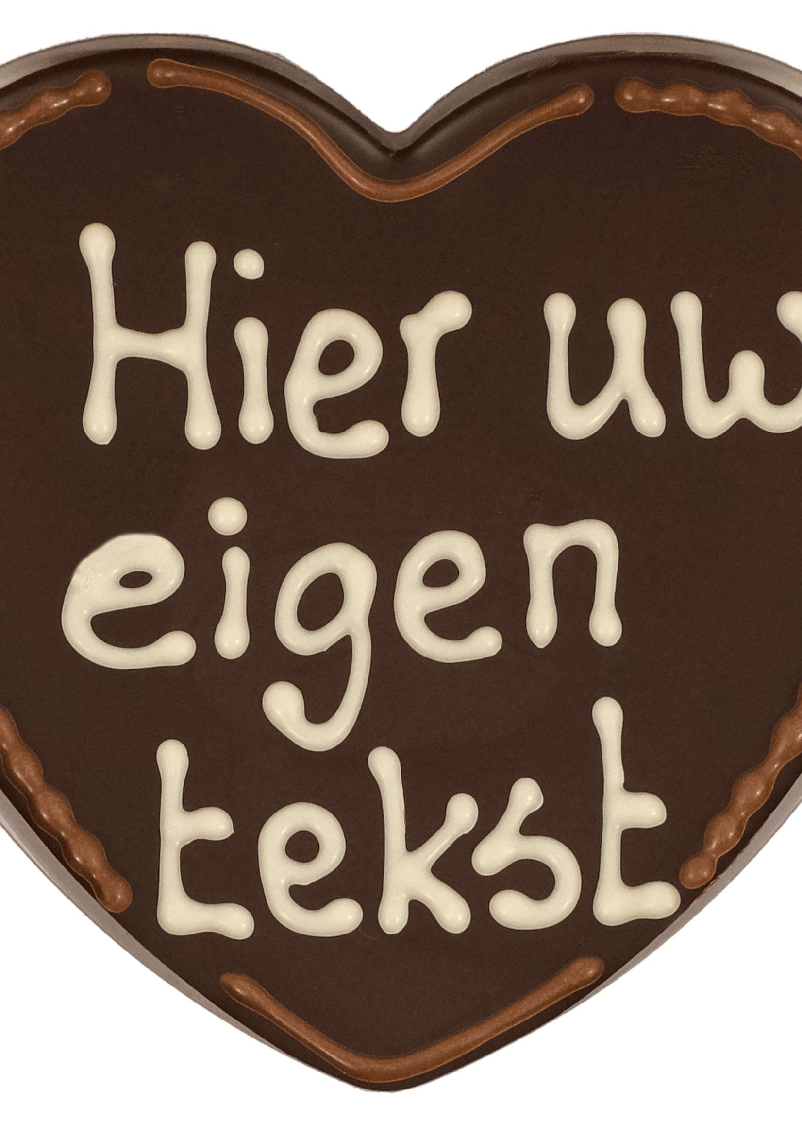 Teddy en Coco chocolade Chocoladehart in hartendoos - eigen tekst