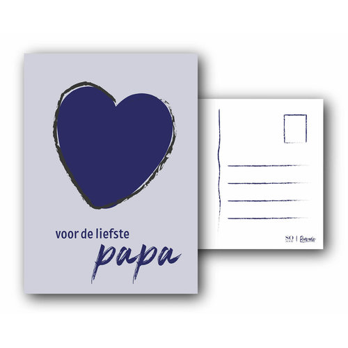 Bonvanie chocolade Kaart met tekst: Voor de liefste papa