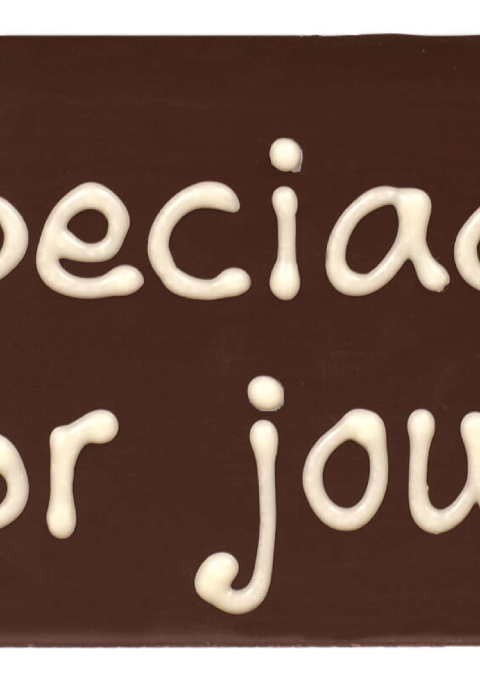 Teddy en Coco chocolade Speciaal voor jou - chocoladereepje met tekst