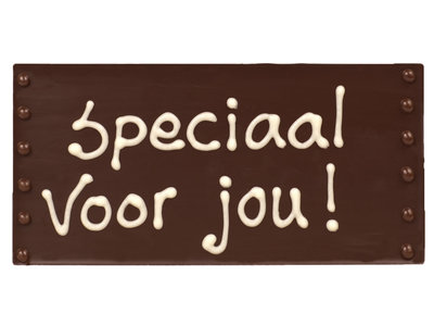 Teddy en Coco chocolade Speciaal voor jou - chocoladereepje met tekst