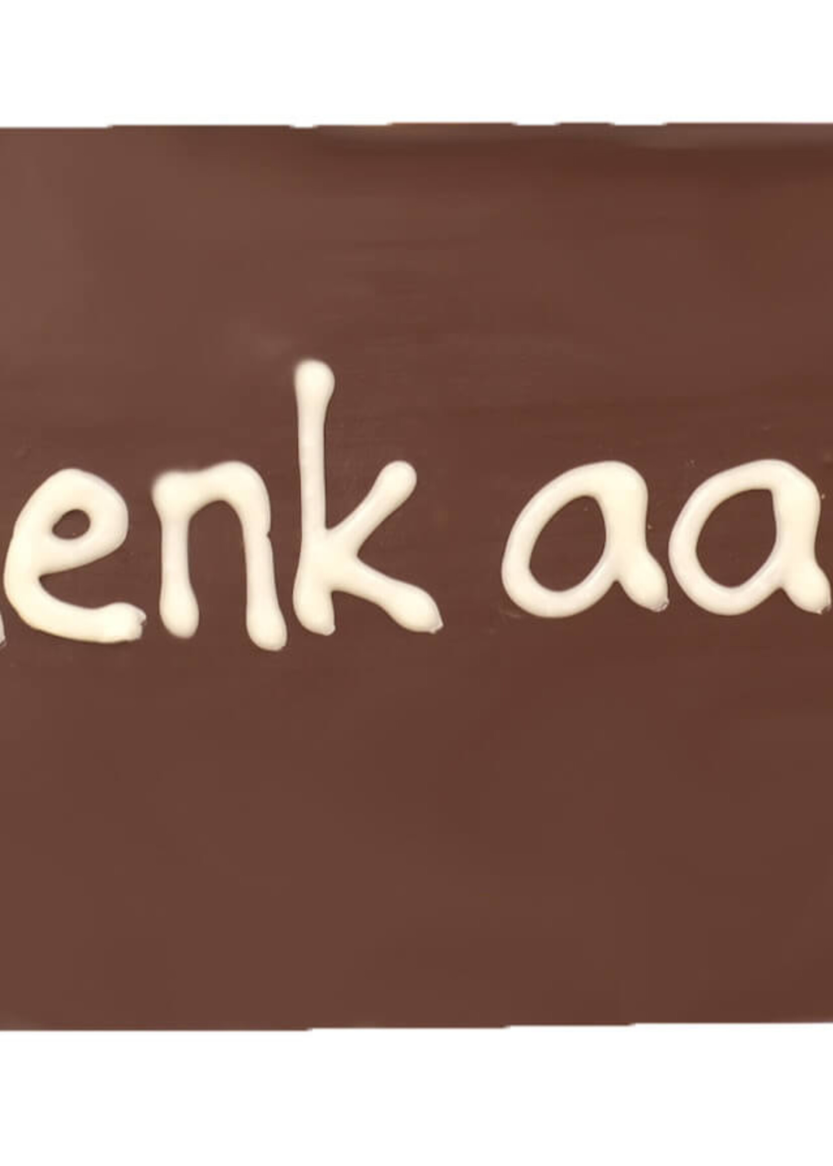 Teddy en Coco chocolade Ik denk aan je - chocoladereepje met tekst