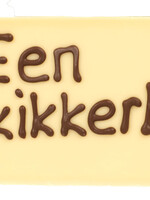 Teddy en Coco chocolade Een opkikkertje - chocoladereepje met tekst