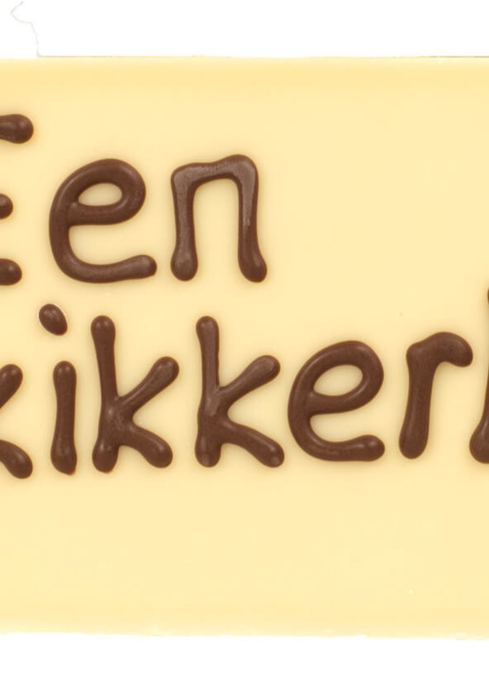Teddy en Coco chocolade Een opkikkertje - chocoladereepje met tekst