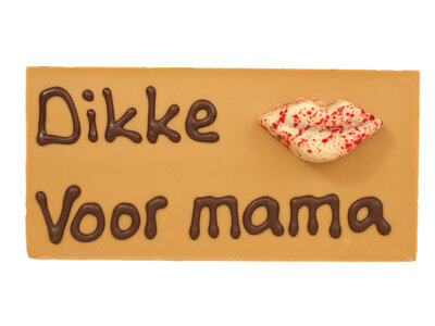 Bonvanie chocolade Dikke kus voor mama - chocoladereepje met tekst