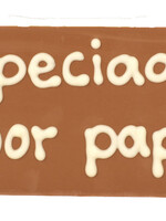 Teddy en Coco chocolade Speciaal voor papa - chocoladereepje met tekst