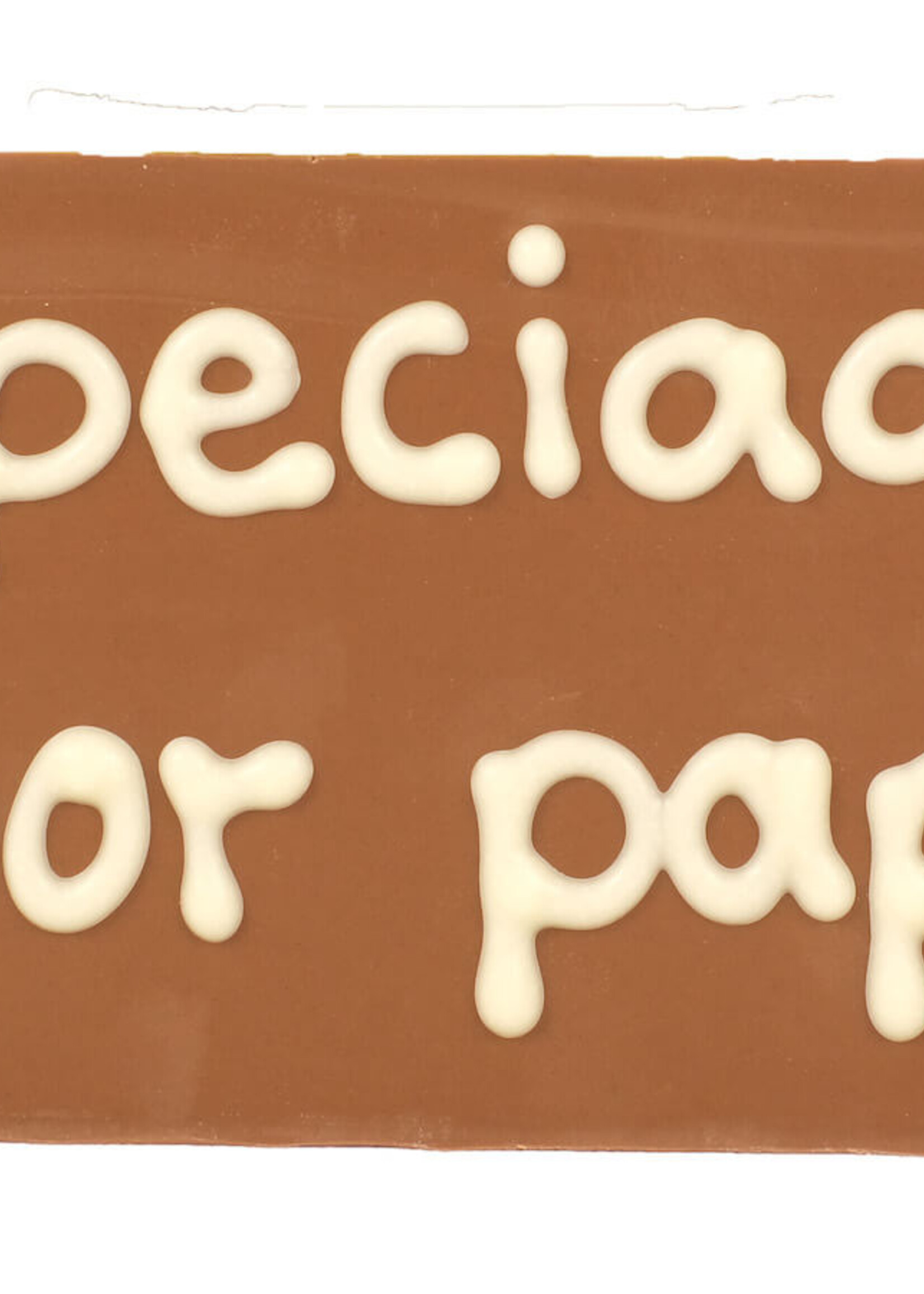 Teddy en Coco chocolade Speciaal voor papa - chocoladereepje met tekst