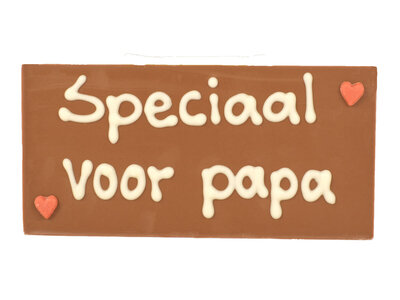Bonvanie chocolade Speciaal voor papa - chocoladereepje met tekst