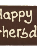 Teddy en Coco chocolade Happy fathersday! - chocoladereepje met tekst