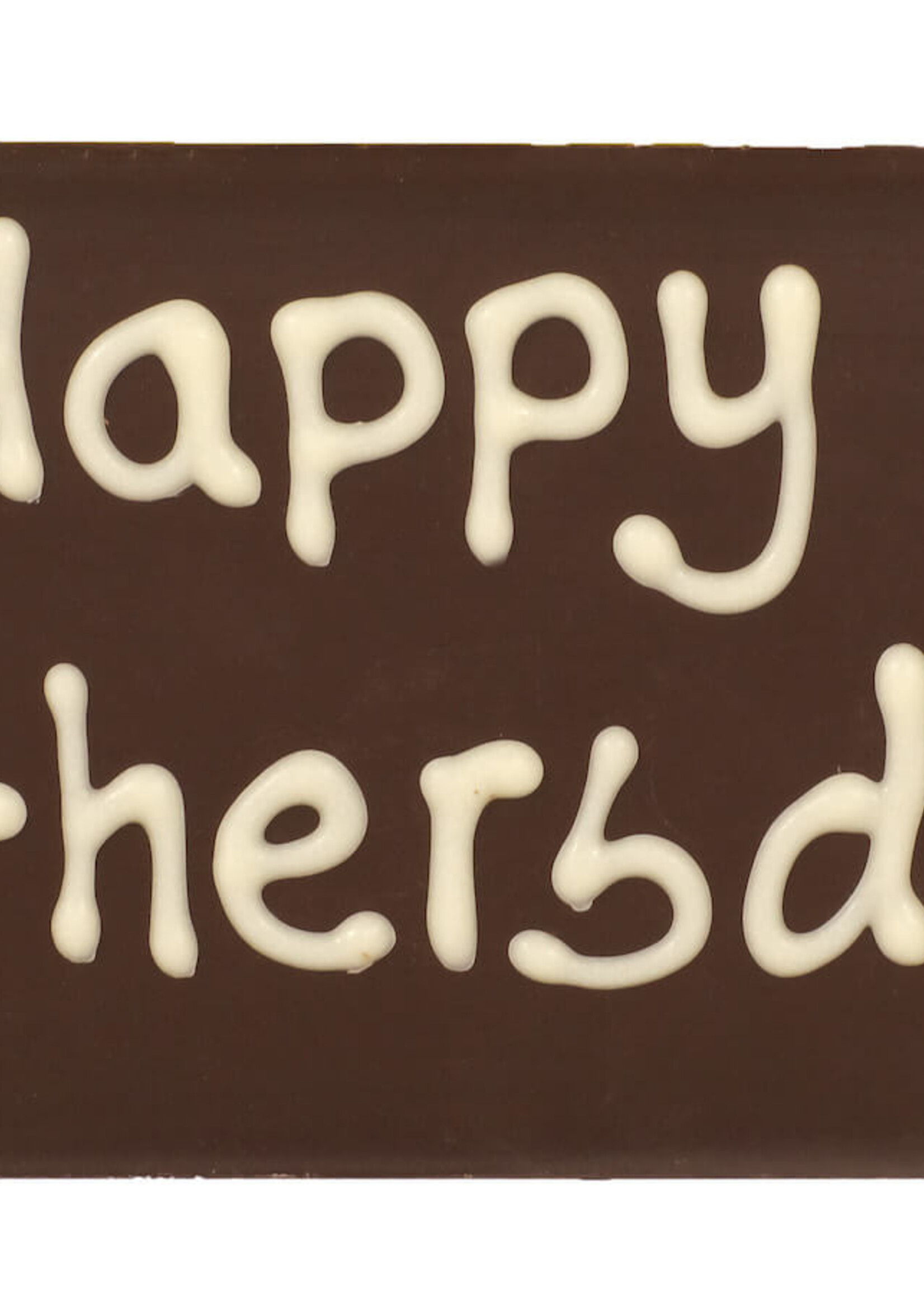 Teddy en Coco chocolade Happy fathersday! - chocoladereepje met tekst