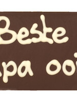Teddy en Coco chocolade Beste papa ooit! - chocoladereepje met tekst