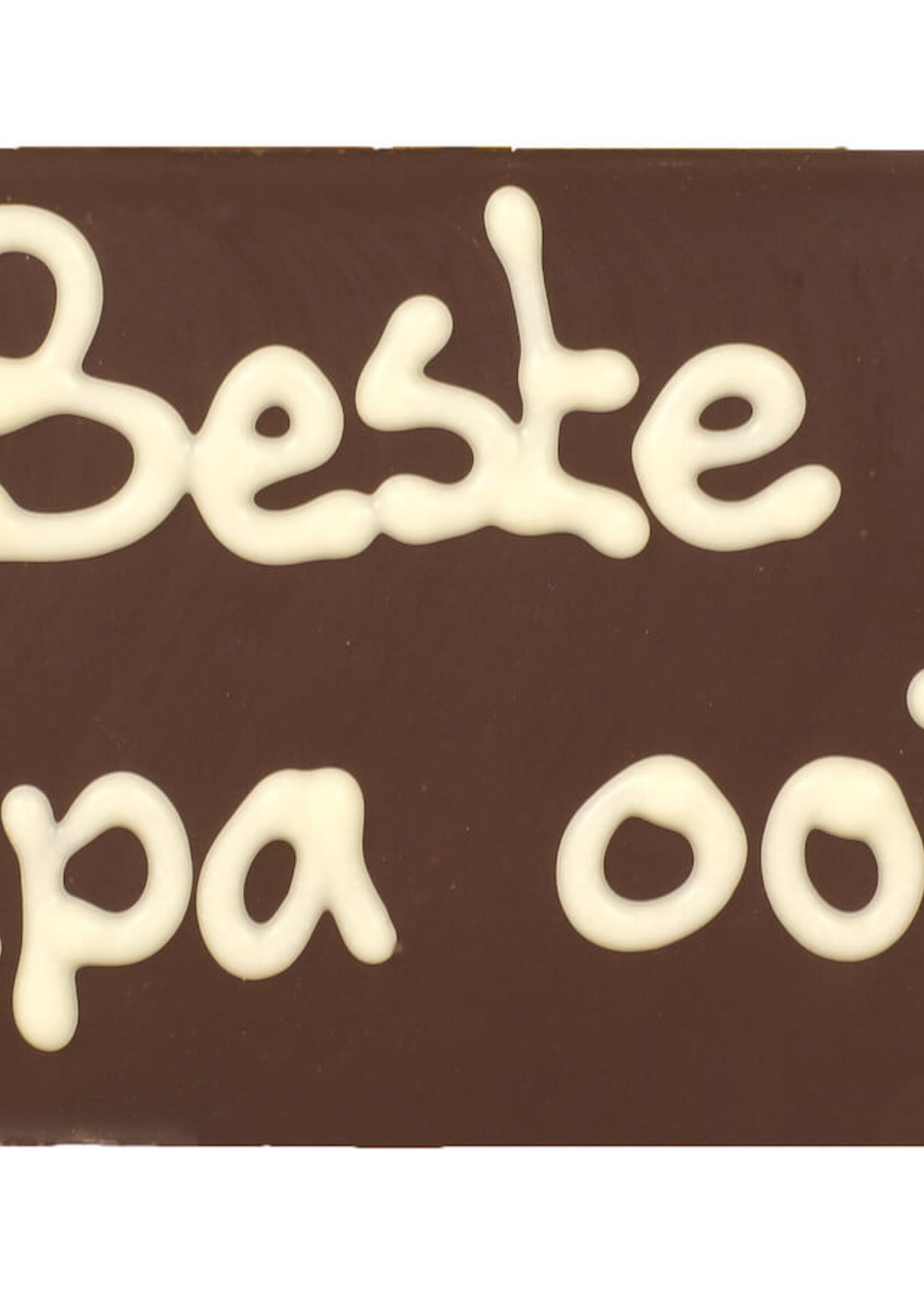 Teddy en Coco chocolade Beste papa ooit! - chocoladereepje met tekst