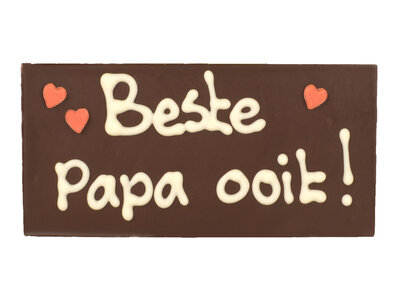 Bonvanie chocolade Beste papa ooit! - chocoladereepje met tekst