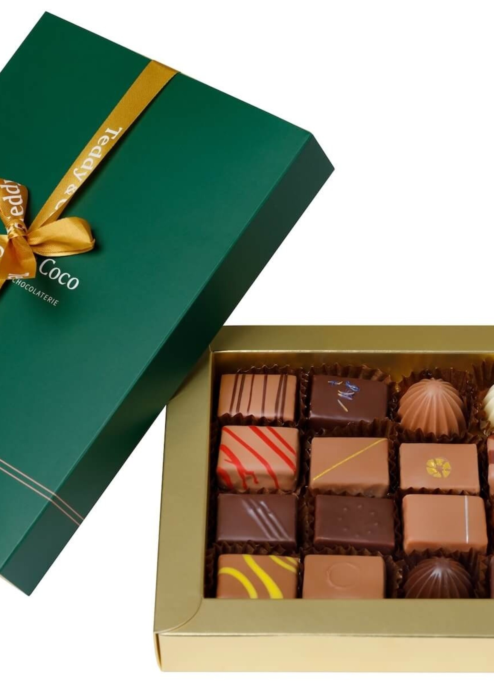 Teddy en Coco chocolade Brievenbus-bonbons