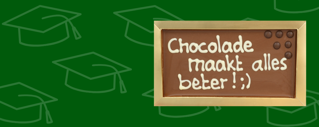 Chocolade tegen examenstress