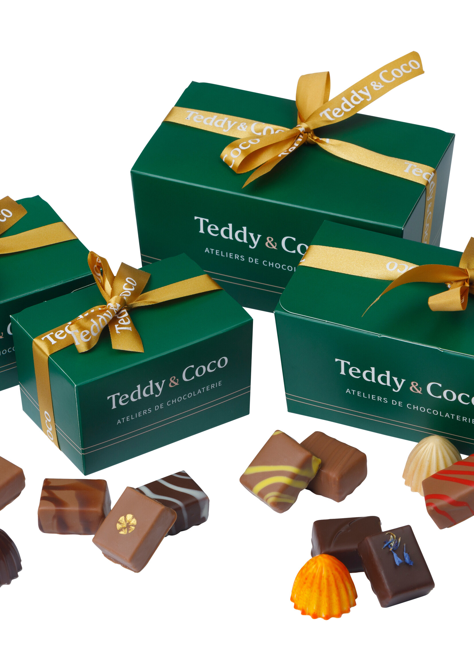 Teddy en Coco chocolade Ambachtelijke bonbons - 150 gram