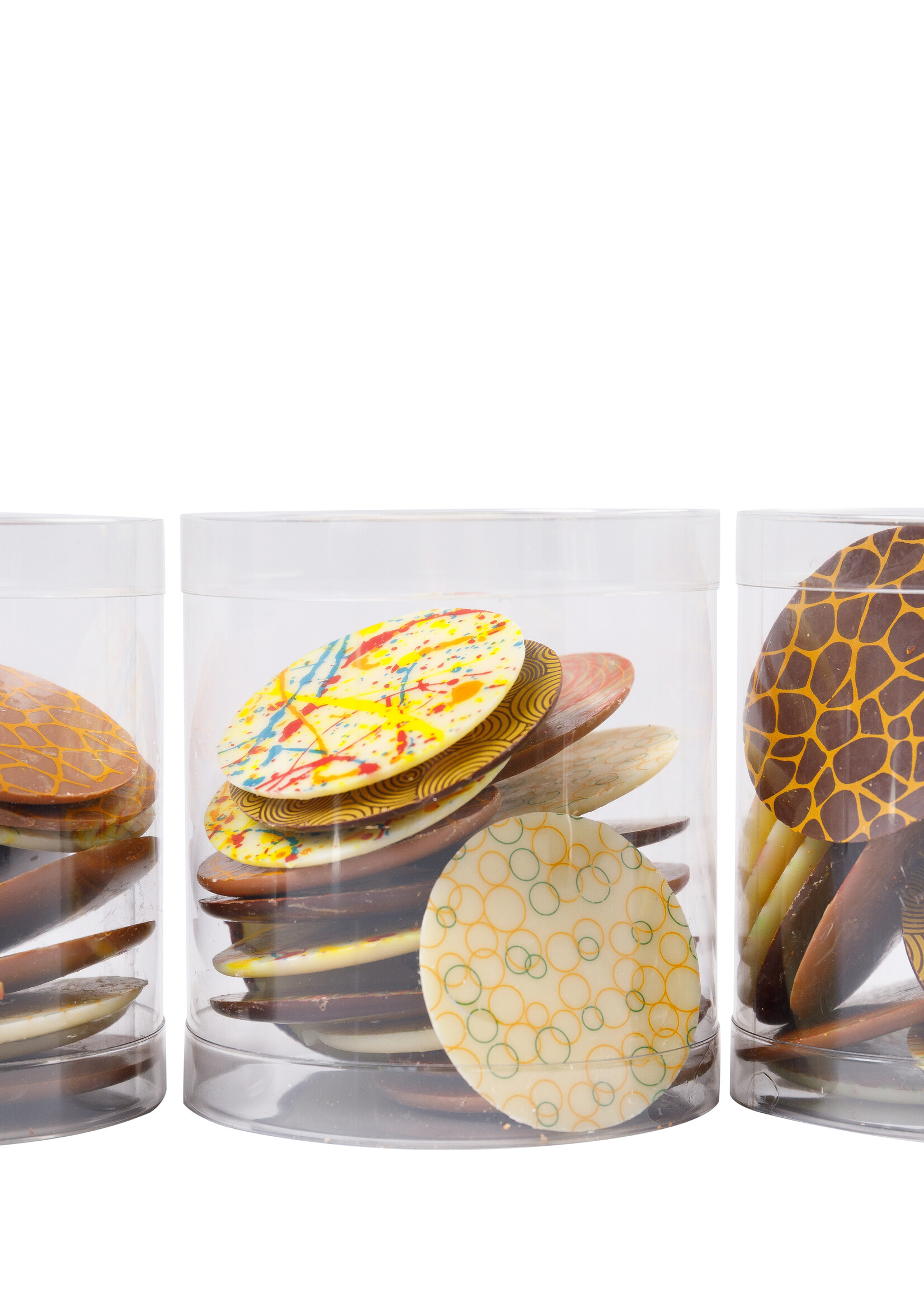Teddy en Coco chocolade Flikken in koker, diverse maten