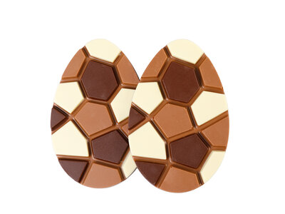 Teddy en Coco chocolade Paasei reep