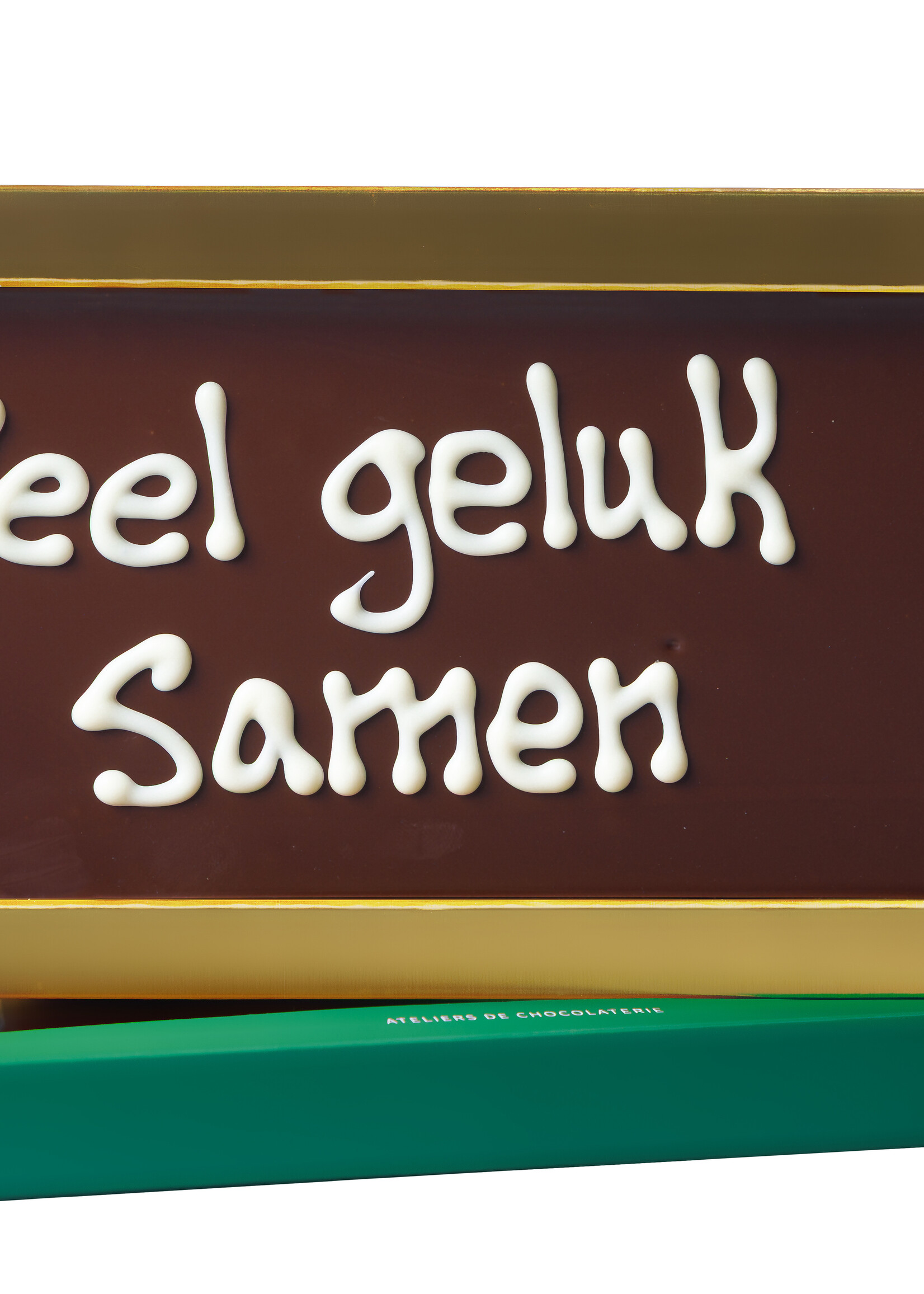 Teddy en Coco chocolade Veel geluk samen - Chocoladereep