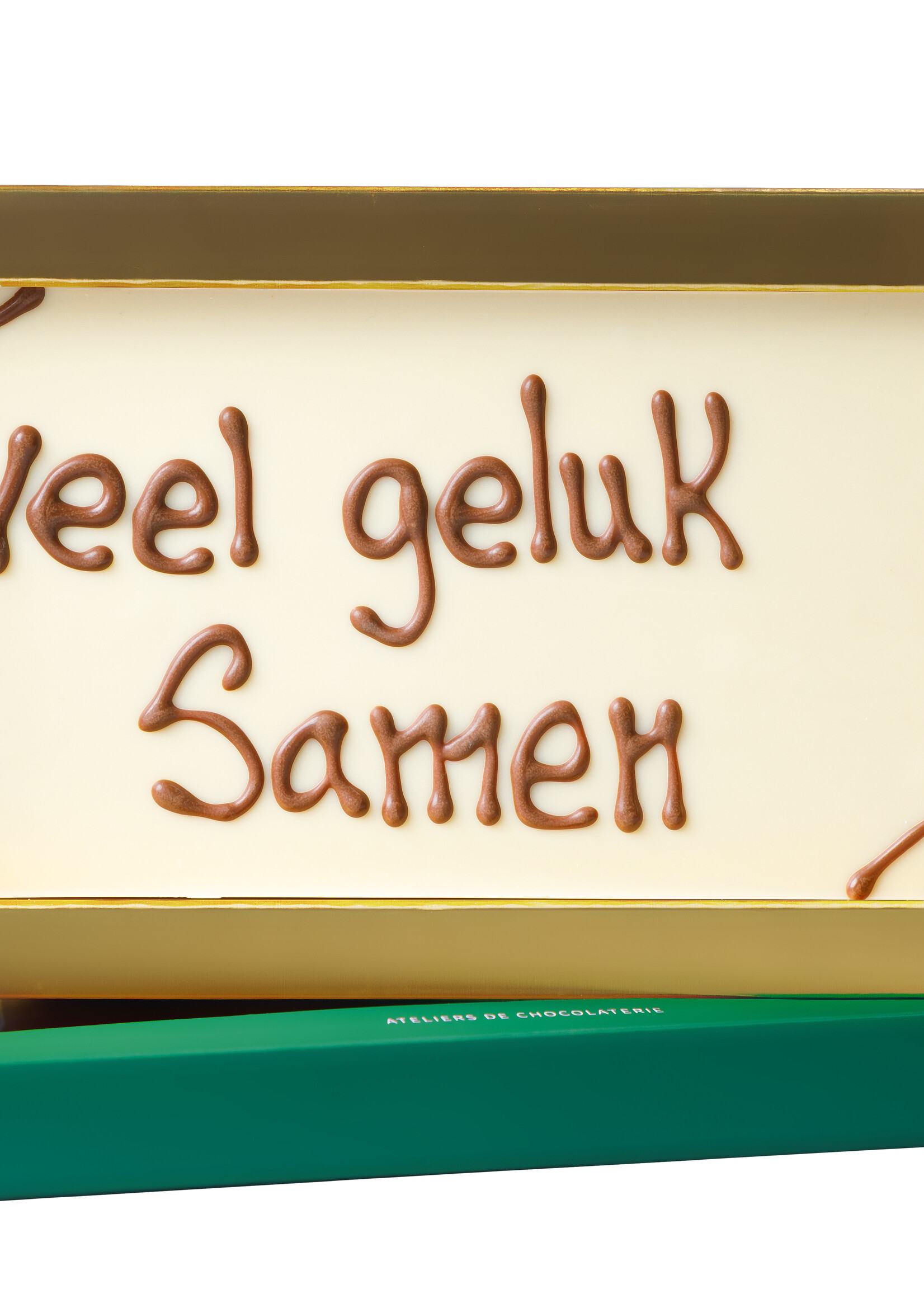 Teddy en Coco chocolade Veel geluk samen - Chocoladereep