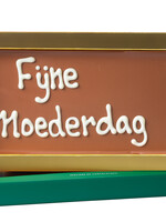 Teddy en Coco chocolade Fijne moederdag - Chocoladereep met tekst