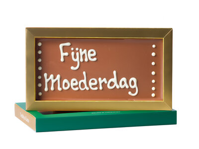 Teddy en Coco chocolade Fijne moederdag - Chocoladereep met tekst