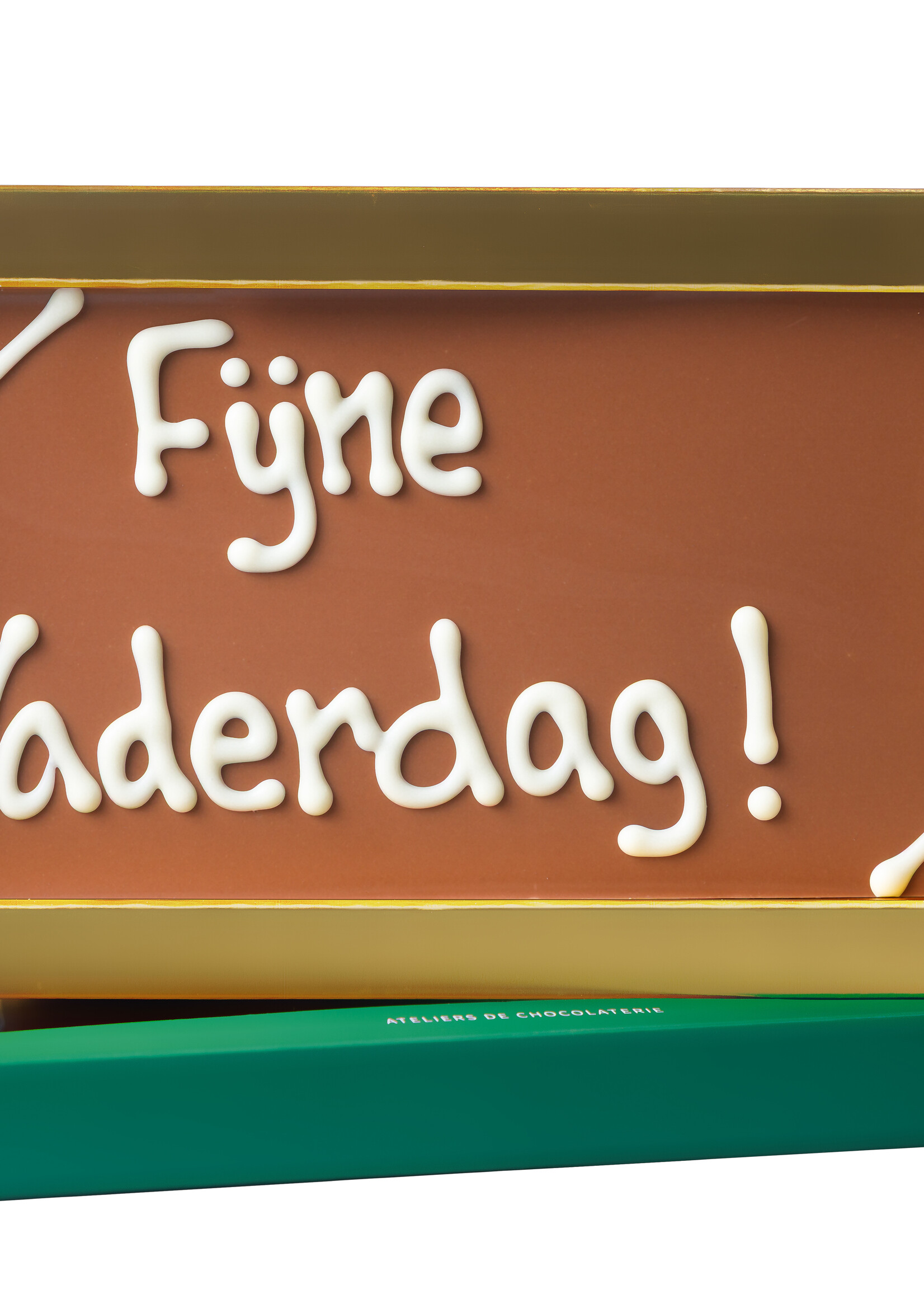 Teddy en Coco chocolade Fijne vaderdag! - Chocoladereep met tekst