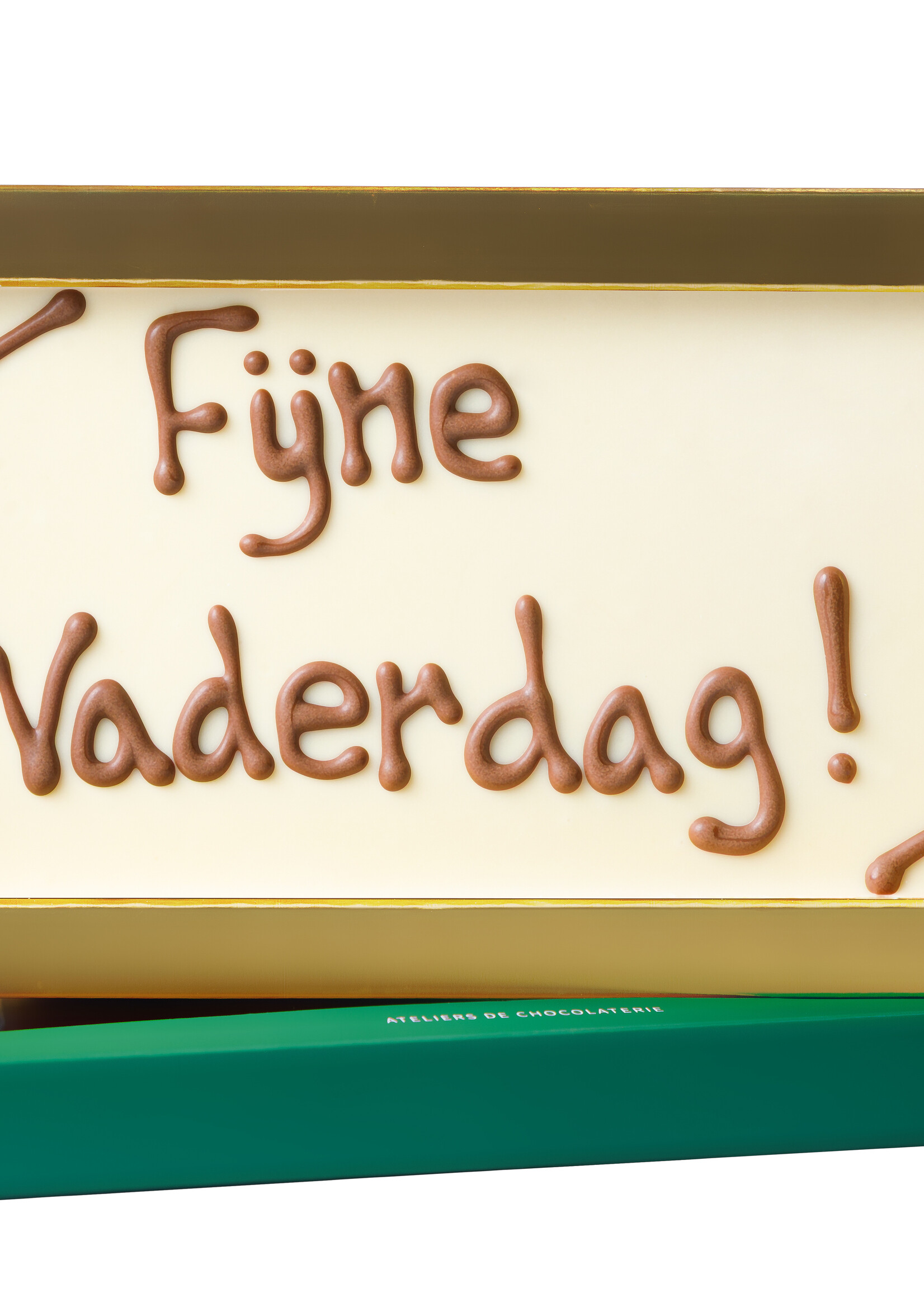 Teddy en Coco chocolade Fijne vaderdag! - Chocoladereep met tekst