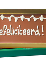 Teddy en Coco chocolade Gefeliciteerd - Chocoladereep met tekst