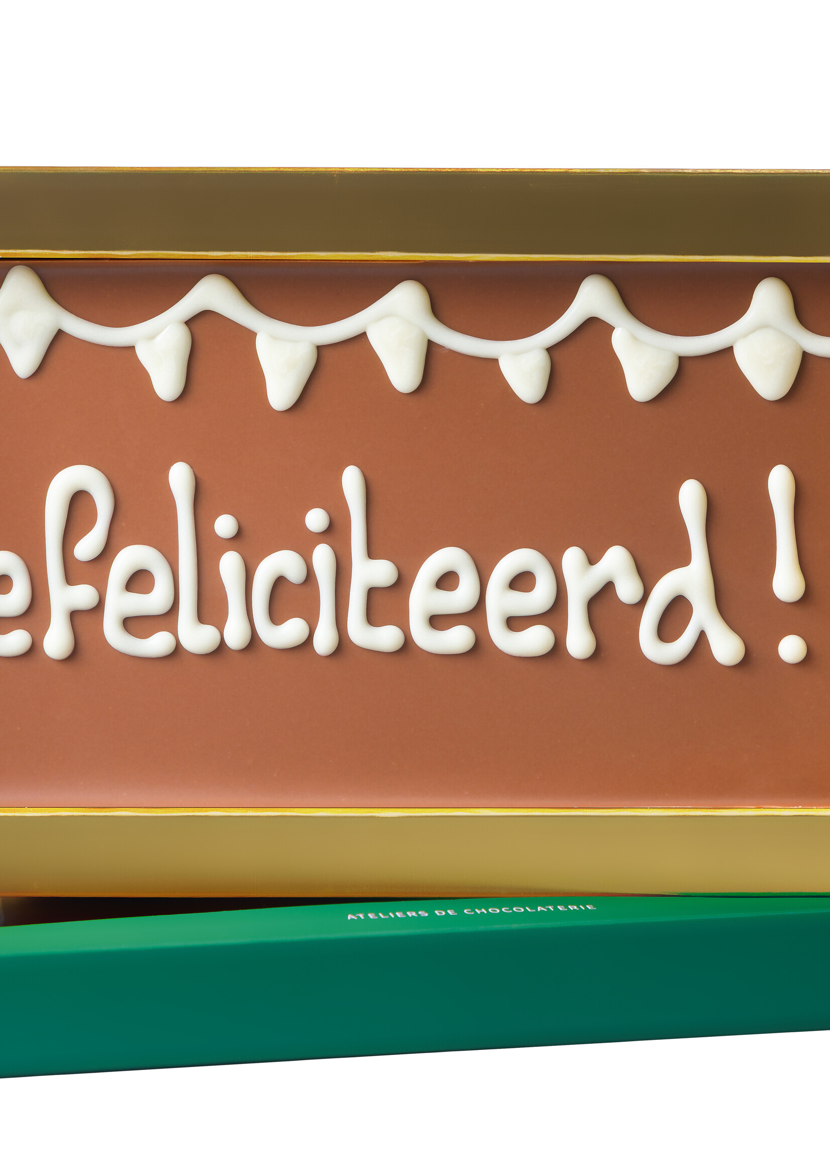 Teddy en Coco chocolade Gefelicteerd - Chocoladereep