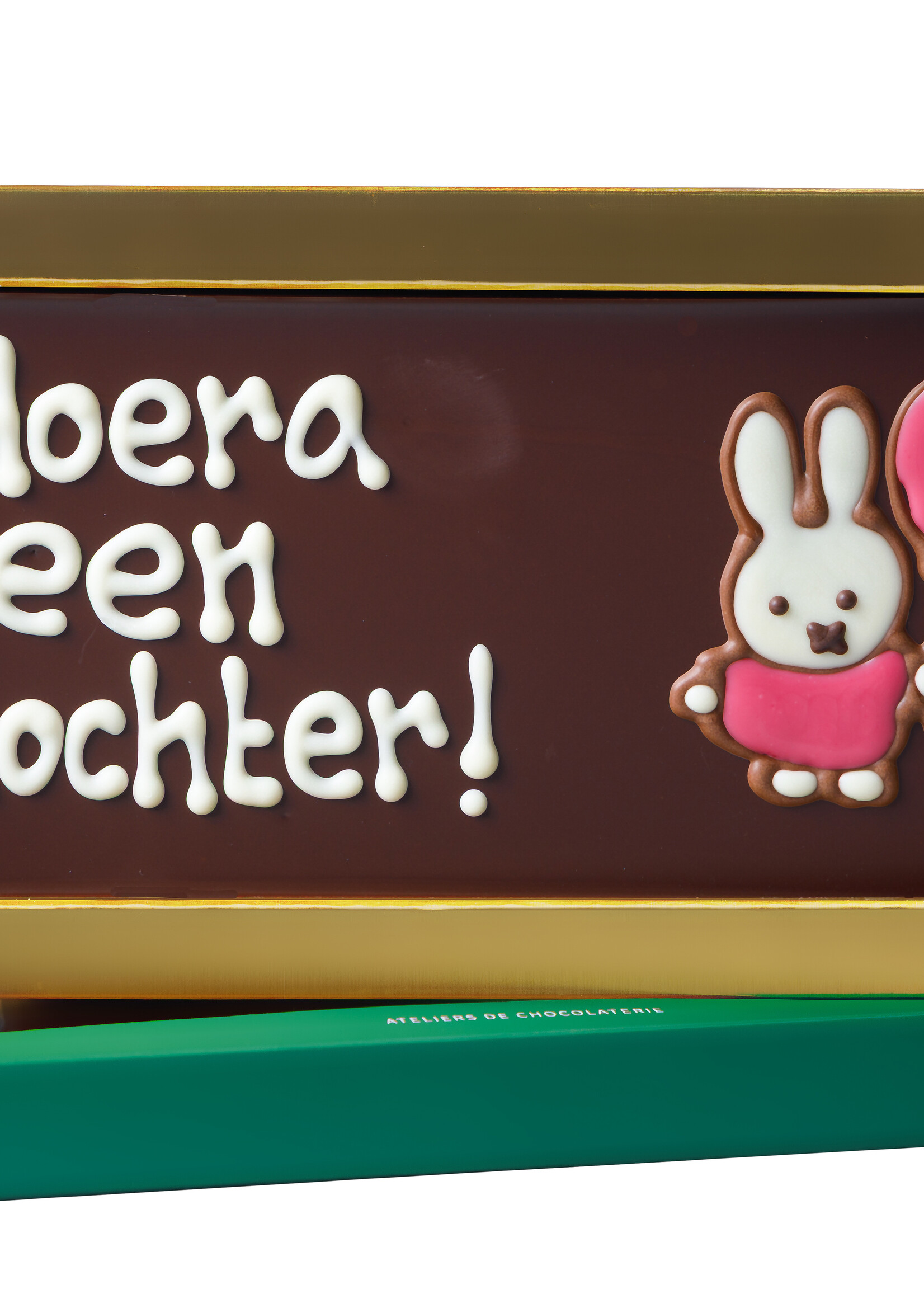 Teddy en Coco chocolade Een dochter - Chocoladereep