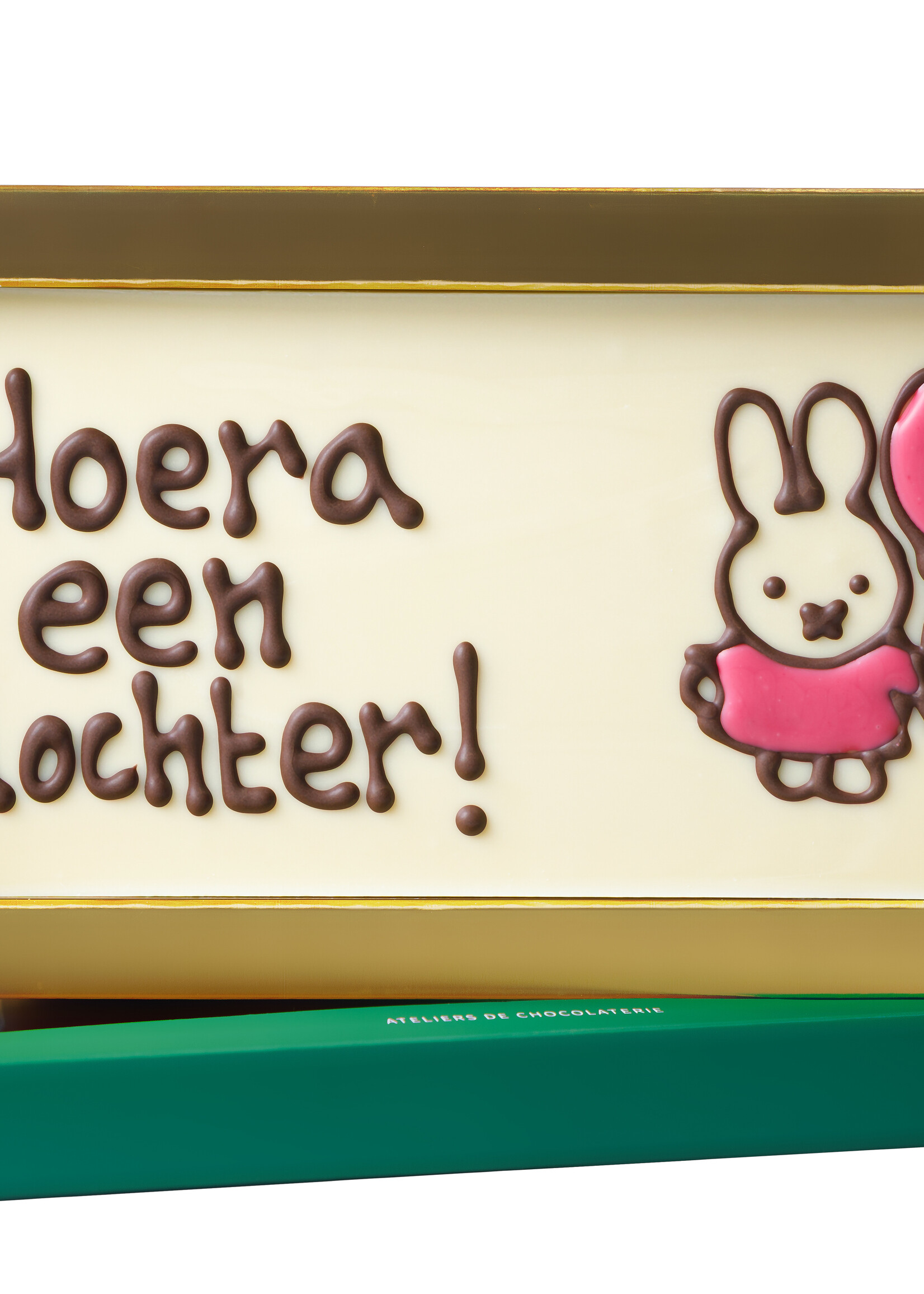 Teddy en Coco chocolade Een dochter - Chocoladereep