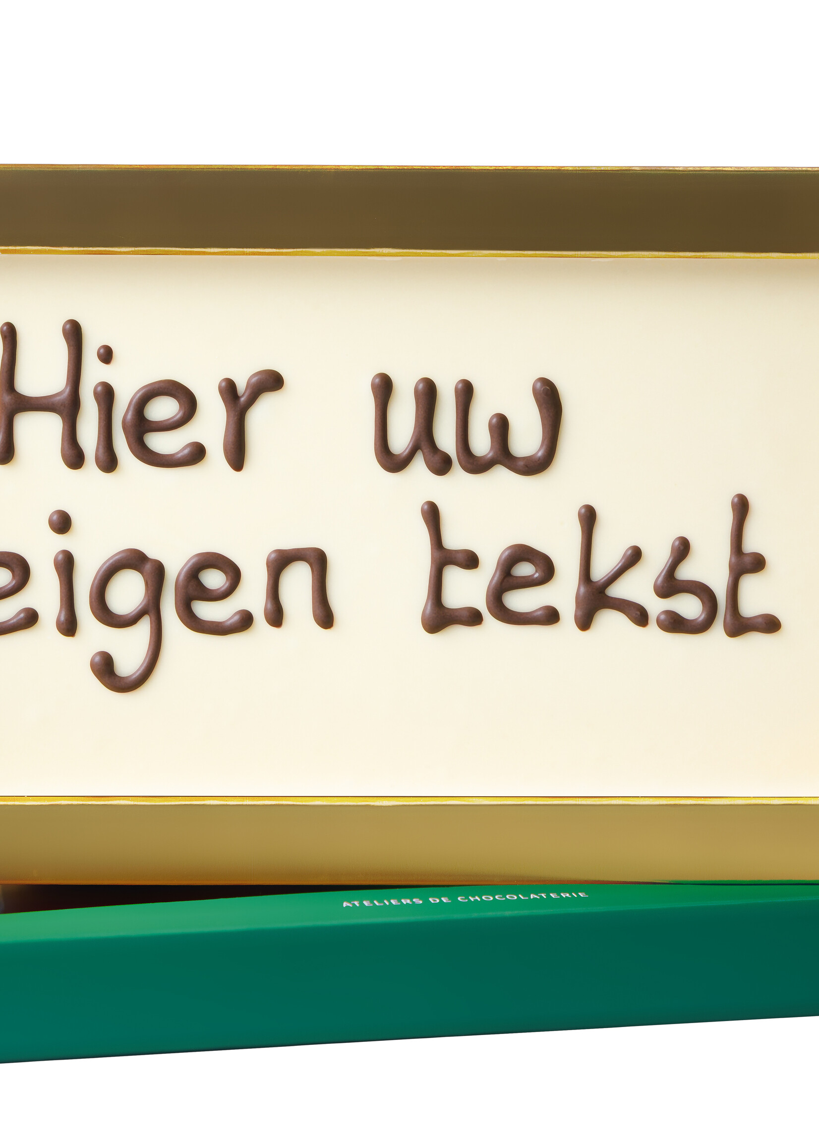 Teddy en Coco chocolade Chocoladereep met eigen tekst