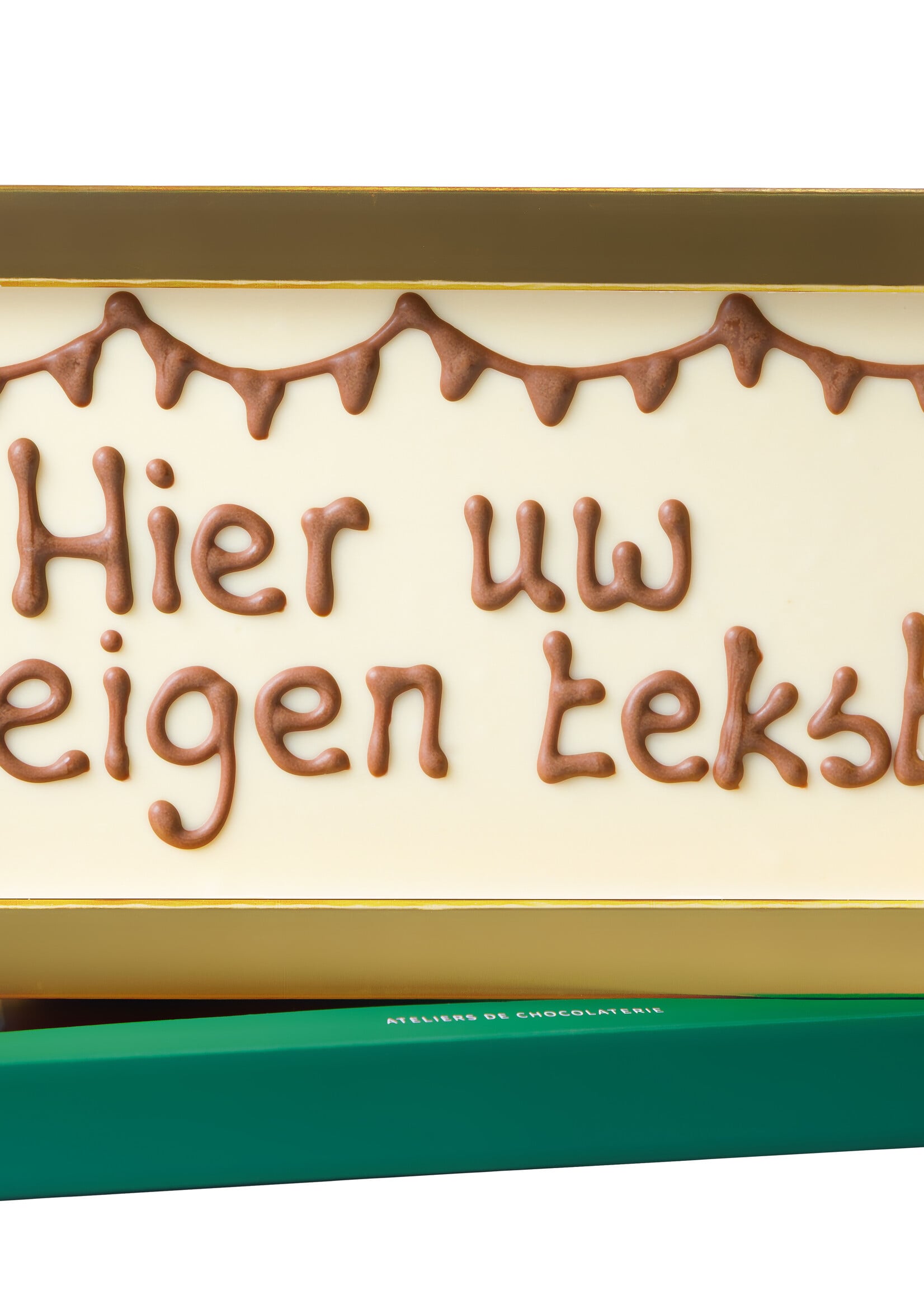 Teddy en Coco chocolade Chocoladereep met eigen tekst