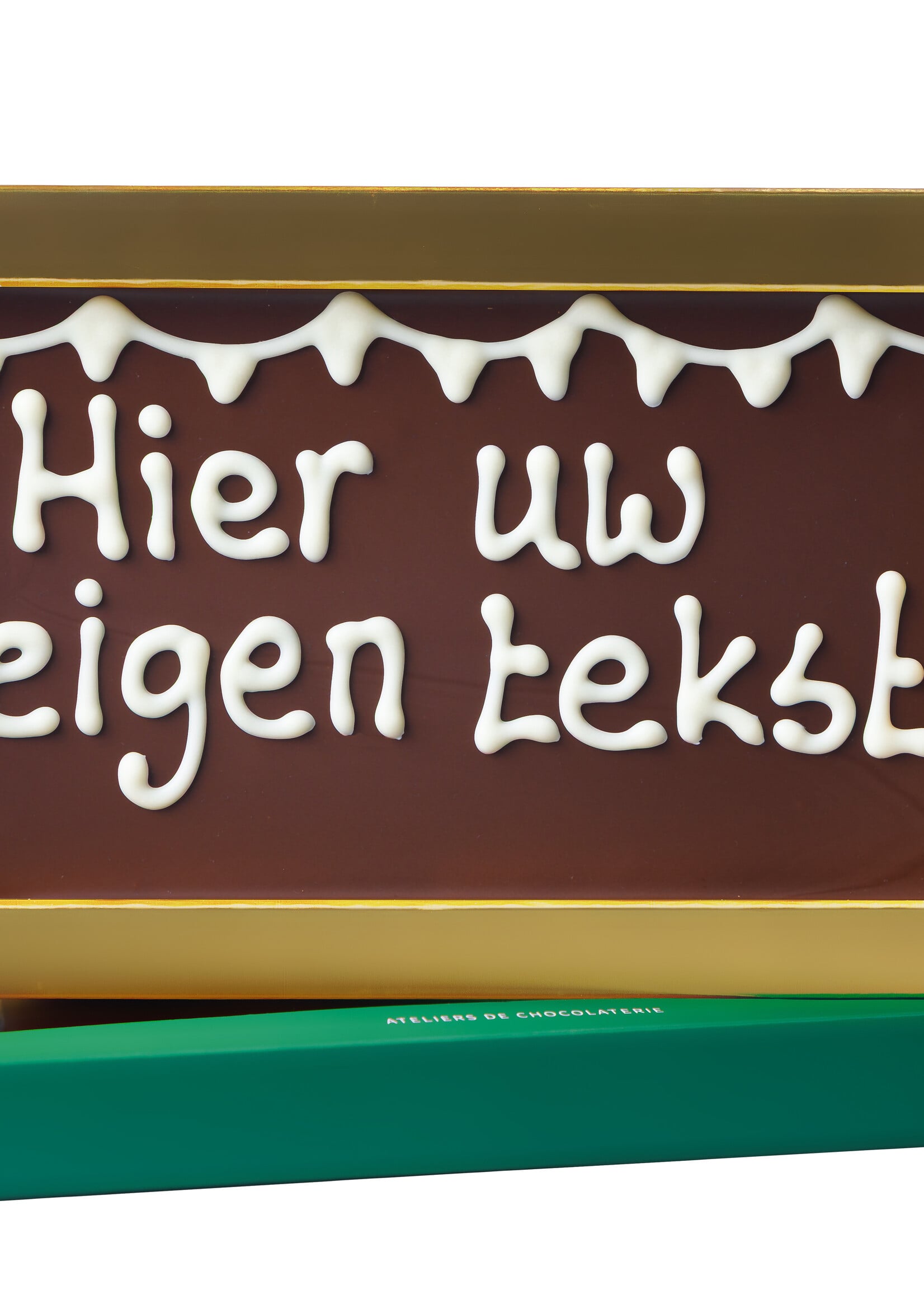 Teddy en Coco chocolade Chocoladereep met eigen tekst