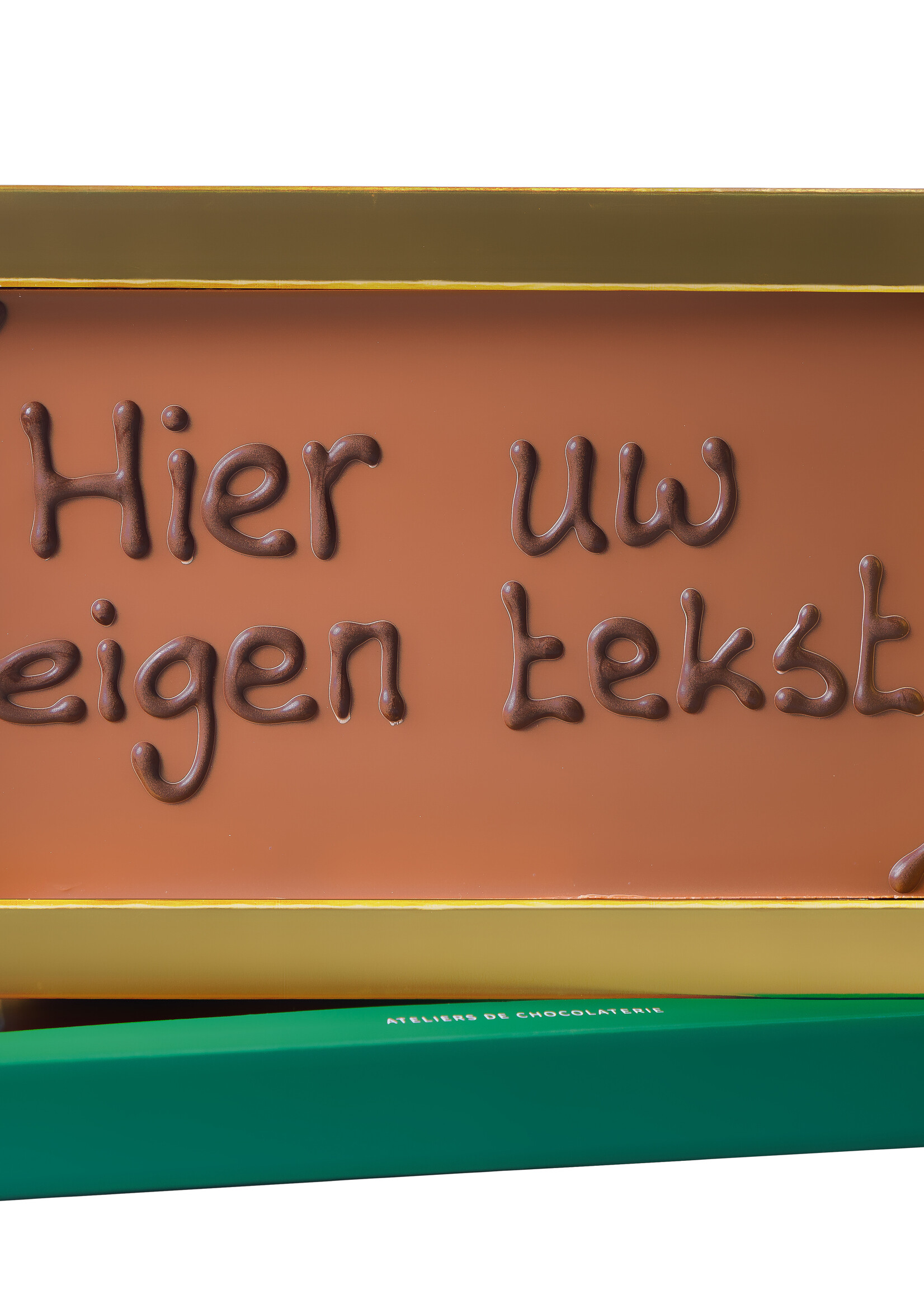 Teddy en Coco chocolade Chocoladereep met eigen tekst