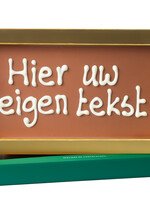 Teddy en Coco chocolade Chocoladereep met eigen tekst