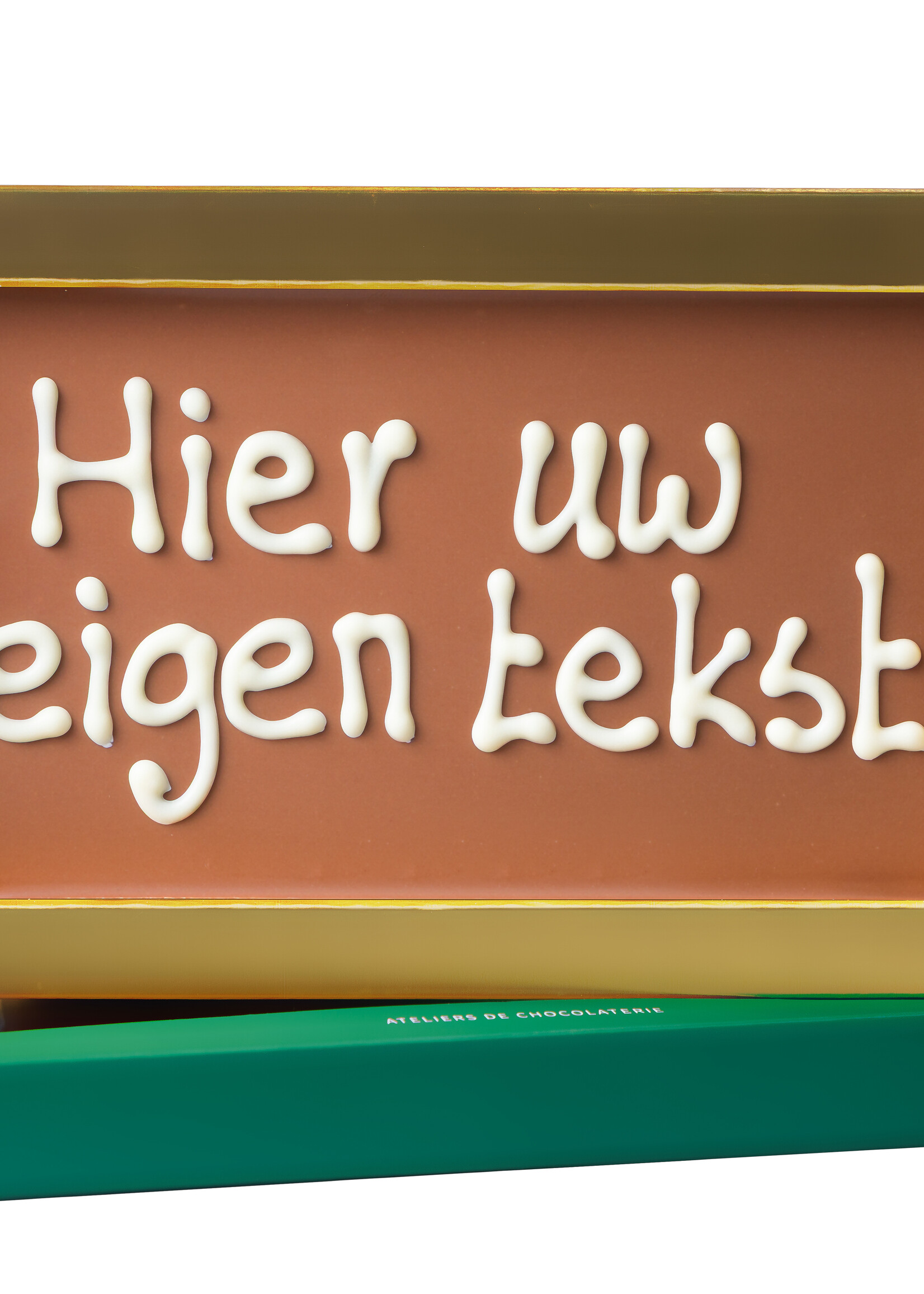 Teddy en Coco chocolade Chocoladereep met eigen tekst