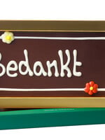 Teddy en Coco chocolade Bedankt - Chocoladereep met tekst
