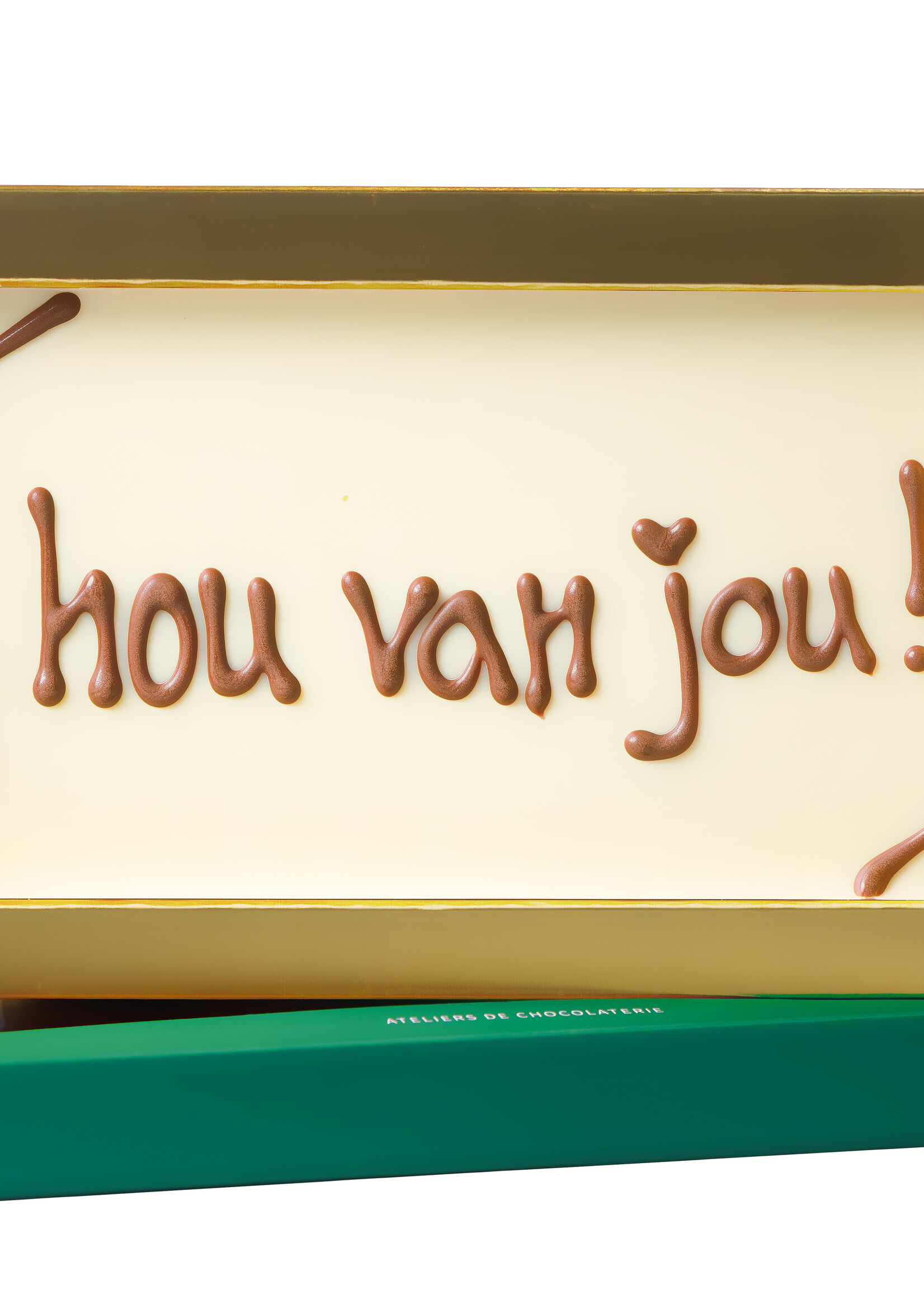 Teddy en Coco chocolade Ik hou van jou - chocoladereep