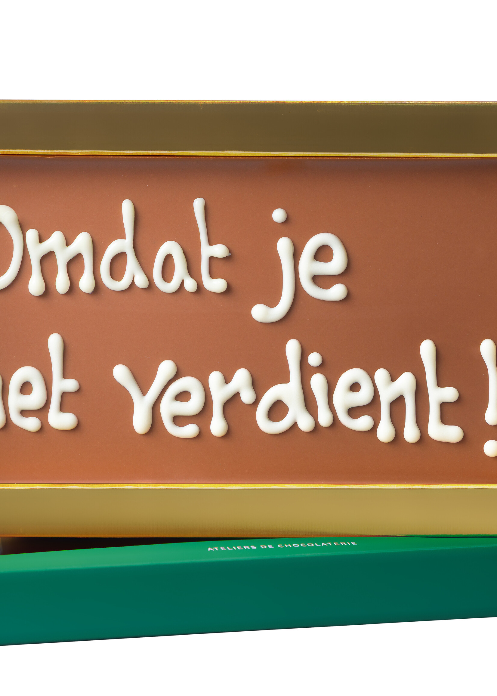 Teddy en Coco chocolade Omdat je het verdient - Chocoladereep