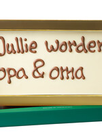 Teddy en Coco chocolade Jullie worden opa & oma! - Chocoladereep met tekst