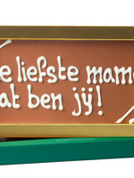 Teddy en Coco chocolade De liefste mama dat ben jij! - Chocoladereep met tekst