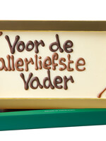 Teddy en Coco chocolade Voor de allerliefste vader! - Chocoladereep met tekst