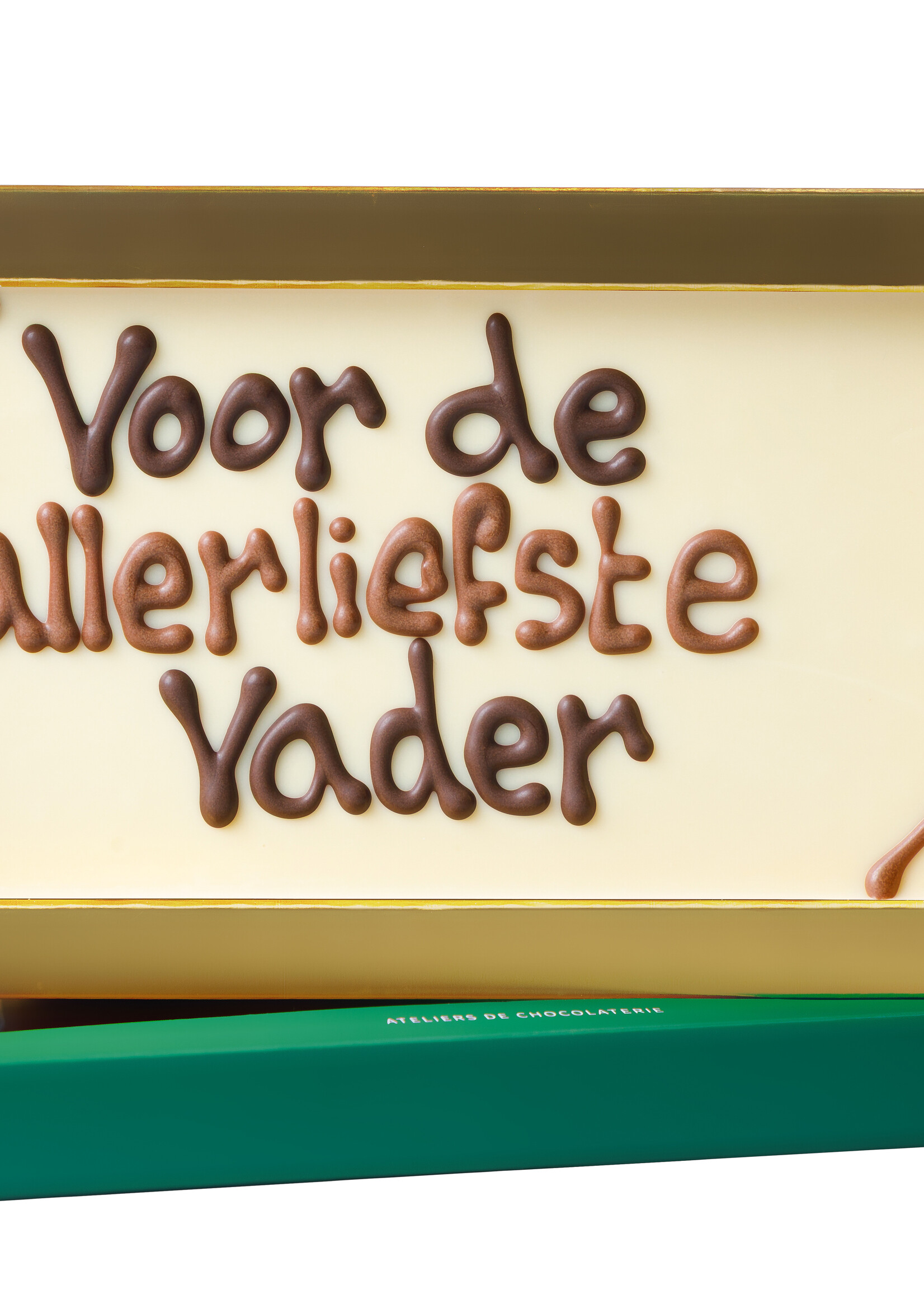 Teddy en Coco chocolade Voor de allerliefste vader! - Chocoladereep met tekst