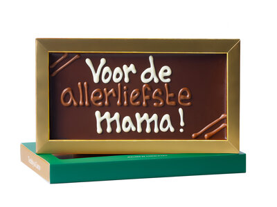 Teddy en Coco chocolade Voor de allerliefste mama - Chocoladereep met tekst