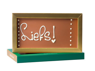 Teddy en Coco chocolade Liefs - Chocoladereep met tekst