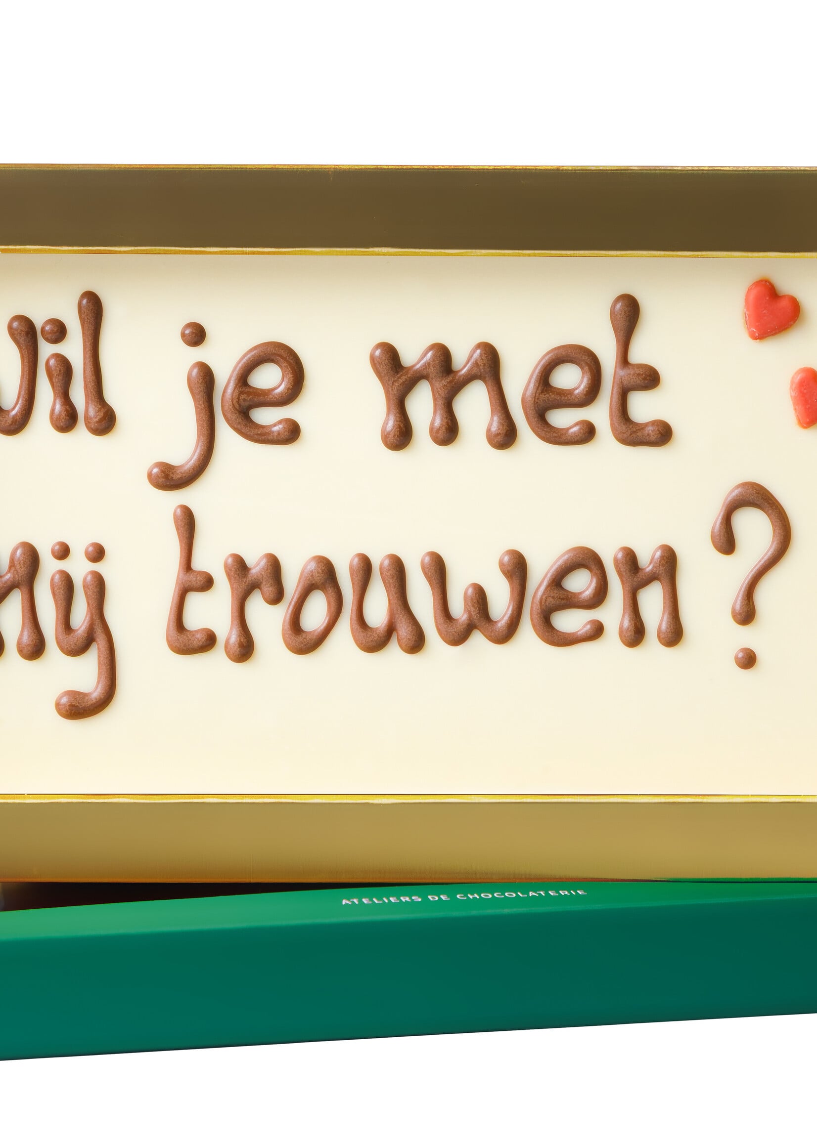 Teddy en Coco chocolade Wil je met me trouwen - Chocoladereep
