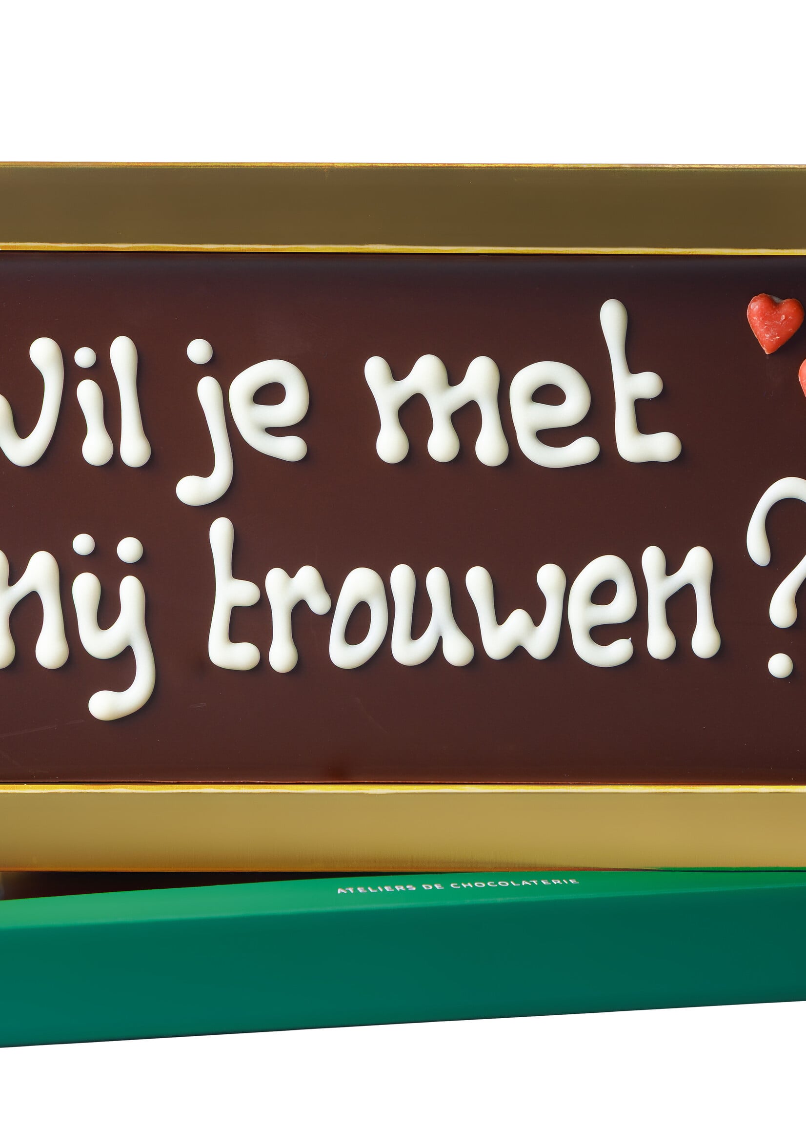 Teddy en Coco chocolade Wil je met me trouwen - Chocoladereep